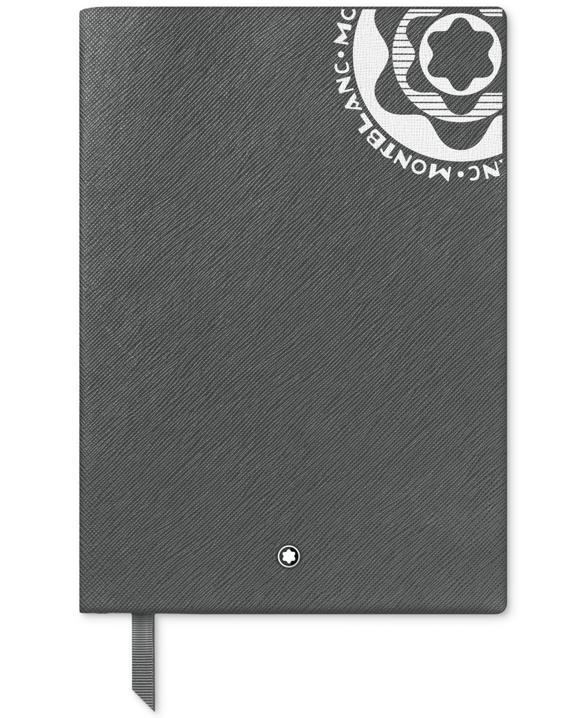 Montblanc Vintage Gray Notebook In Grey