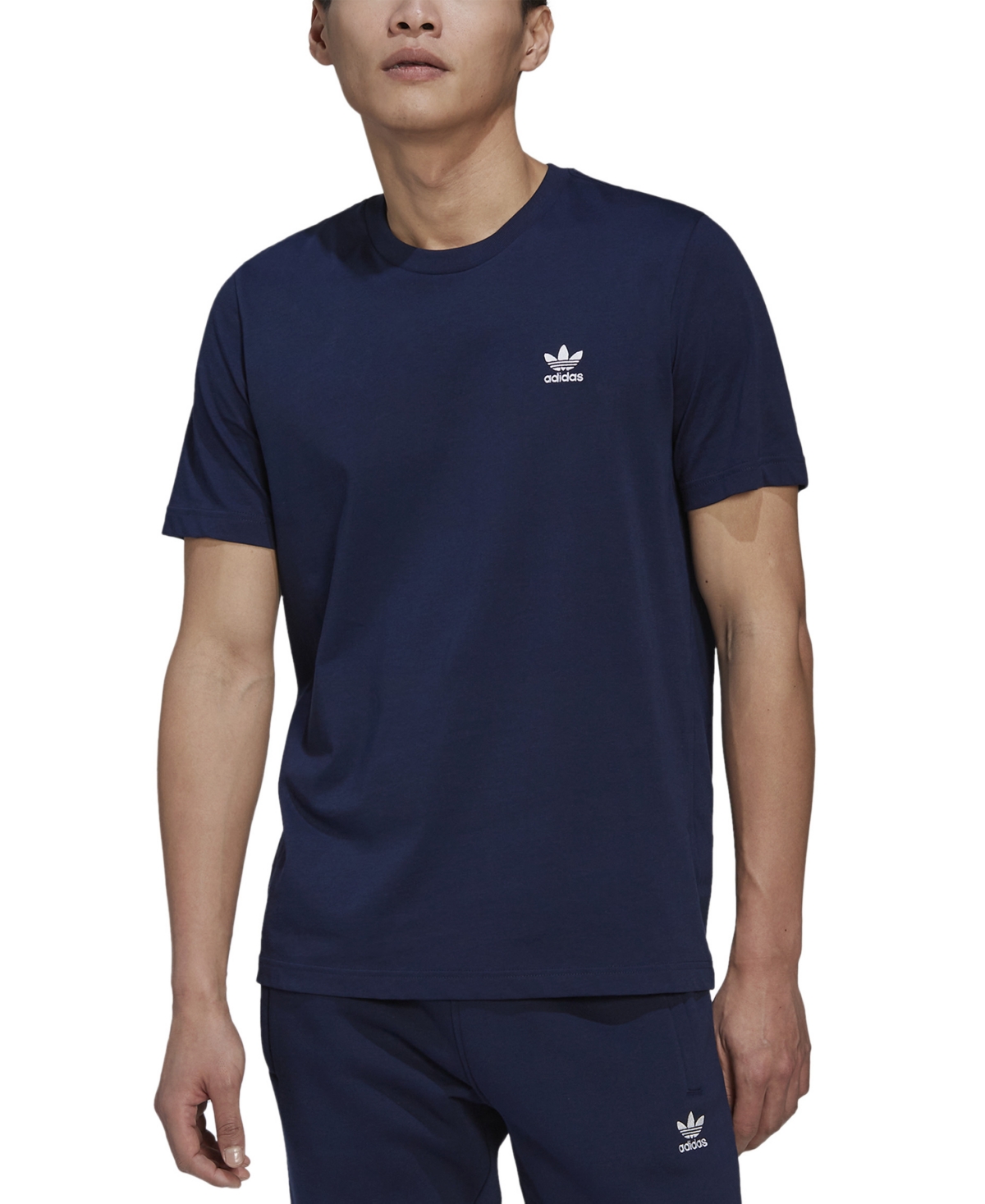 Adidas Originals Adidas Men's Originals Trefoil Essentials T-shirt In Navy
