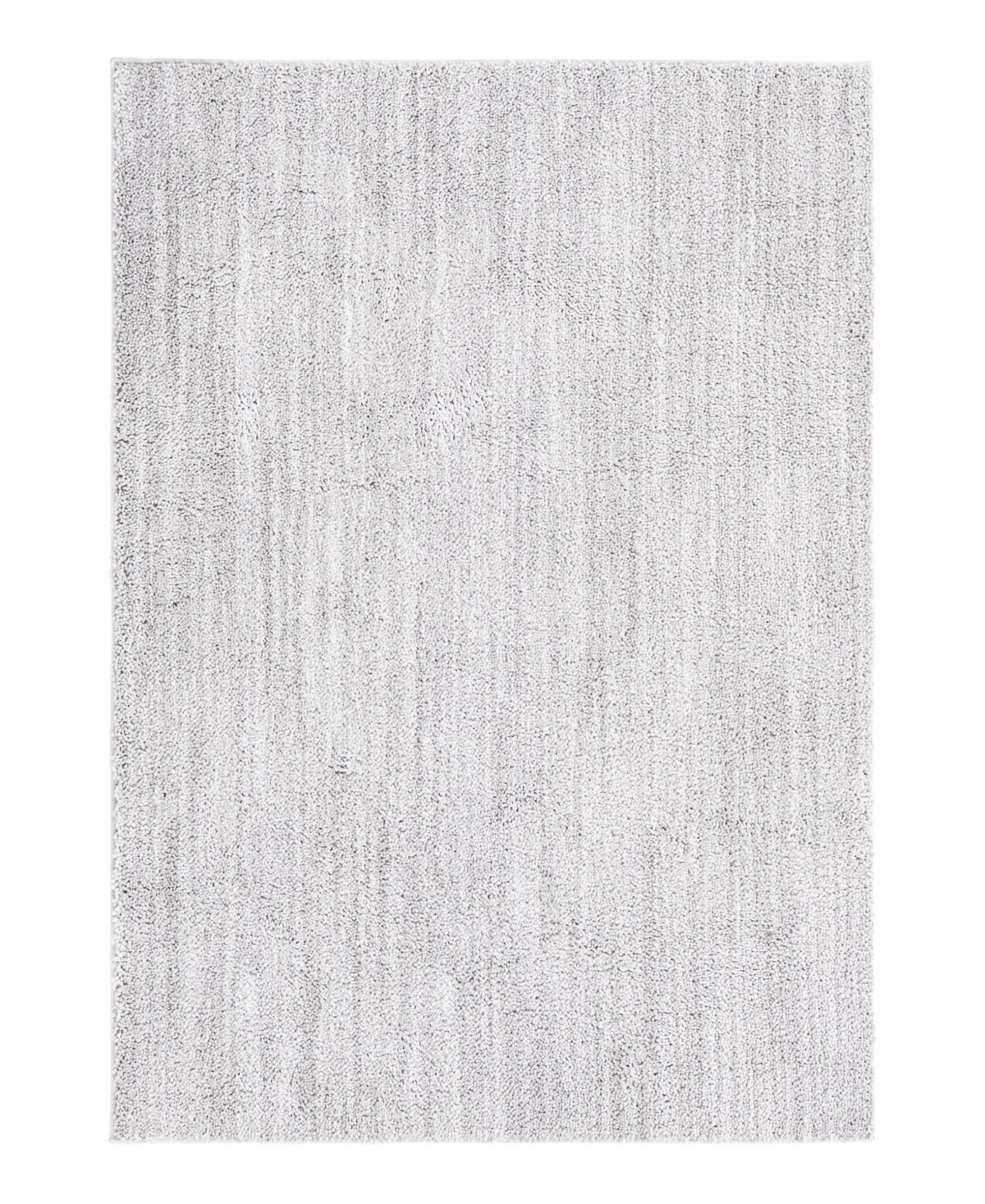 Jill Zarin Shaggy Chic Shaggy 6'5in x 9' Area Rug - Silver-Tone
