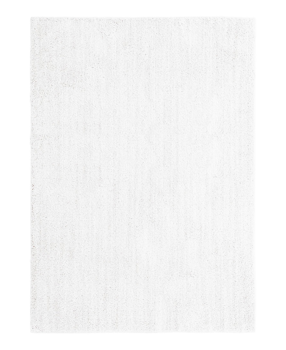 Jill Zarin Shaggy Chic Shaggy 6'5in x 9' Area Rug - White