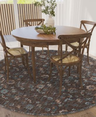 Jericho Washable JC8 6' x 6' Round Area Rug