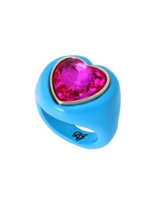Betsey Johnson Chunky Heart Ring Macy s