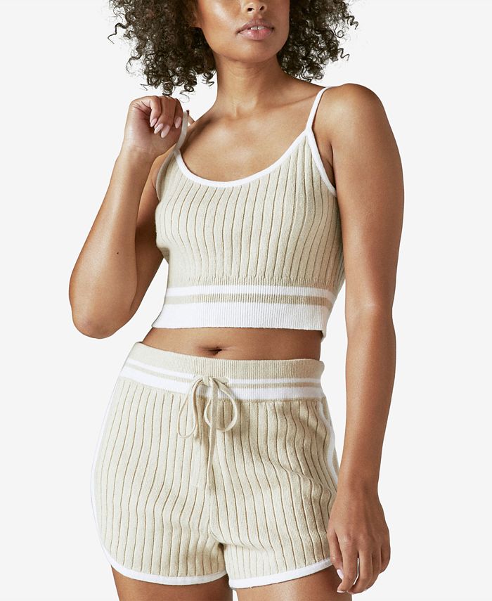 Lucky Brand Women's Ribbed-Knit Tank Top - Macy's