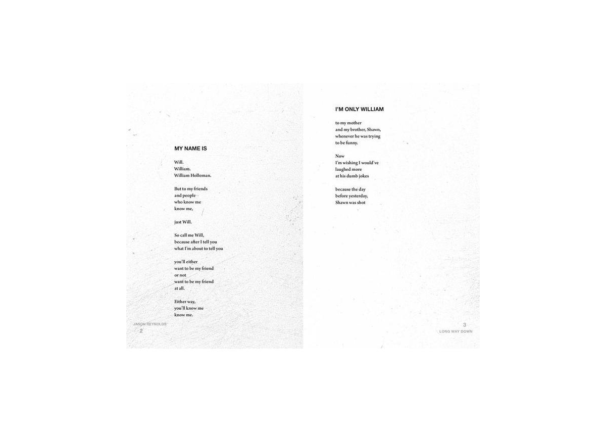 Long Way Down by Jason Reynolds