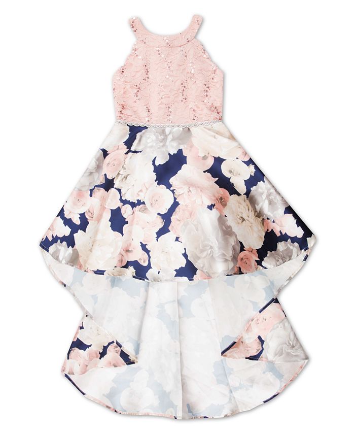 Speechless Big Girls Floral High Low Social Dress Macy s