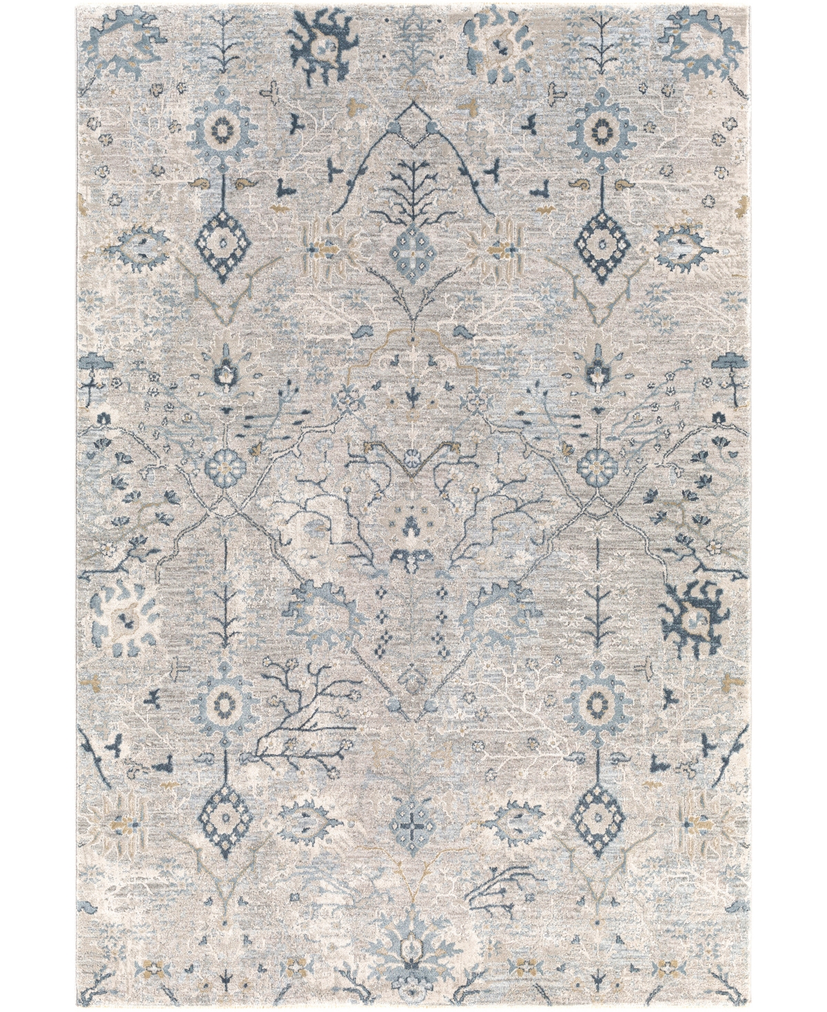 Surya Brunswick Bwk2316 5' X 7'5" Area Rug In Tan/beige