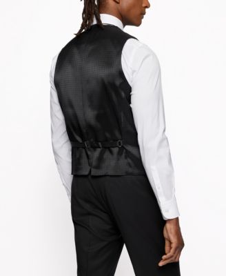 BOSS Men's Single-Breasted Waistcoat