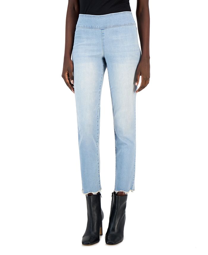 INC International Concepts Women's Pull-On Straight-Leg Jeans, Created for  Macy's & Reviews - Jeans - Women - Macy's
