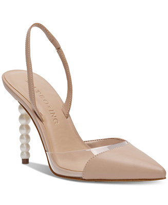 I.N.C. International Concepts Mateo for INC Antoinette Imitation Pearl  Slingback Pumps, Created for Macy's - Macy's
