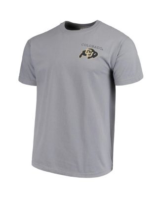 Men's Gray Colorado Buffaloes Comfort Colors Campus Scenery T-shirt