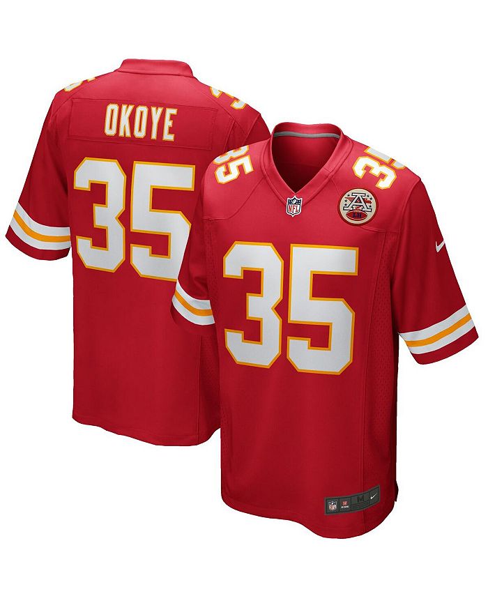 Nike Men's Christian Okoye Red Kansas City Chiefs Game Retired Player  Jersey - Macy's