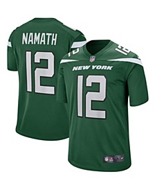 Men's Joe Namath Gotham Green New York Jets Game Retired Player Jersey