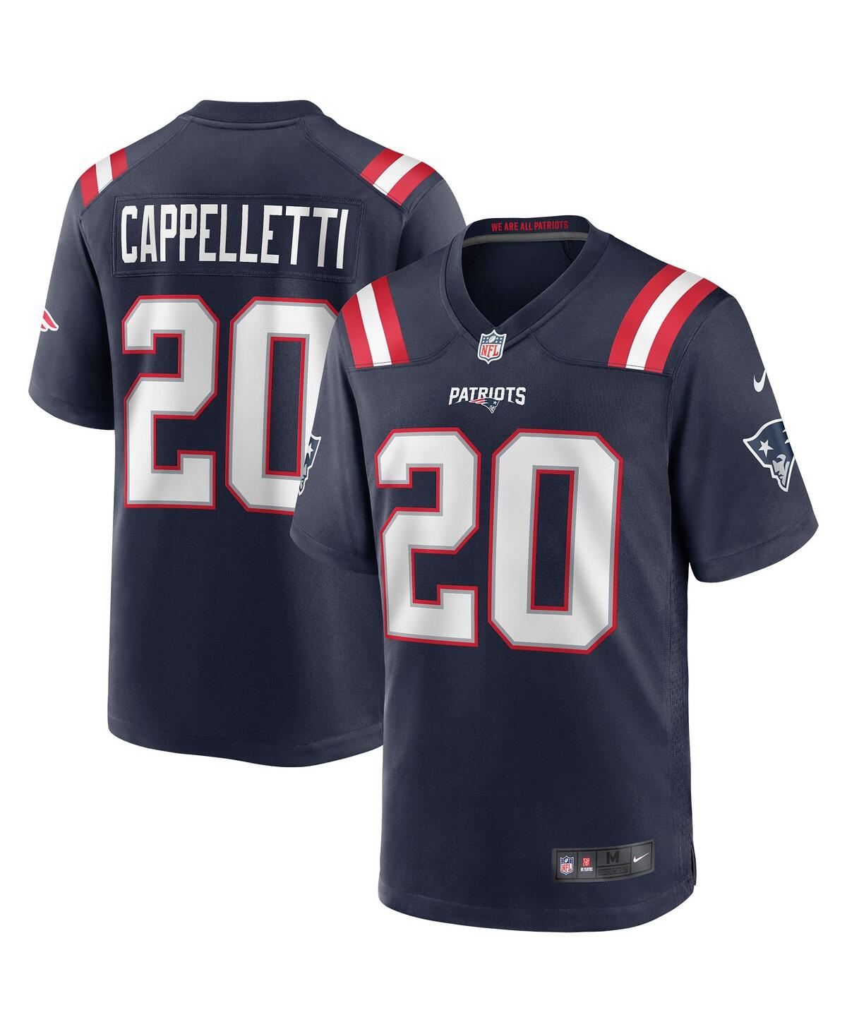 Men's Nike Gino CappellettiNew England Patriots Game Retired Player Jersey - Navy