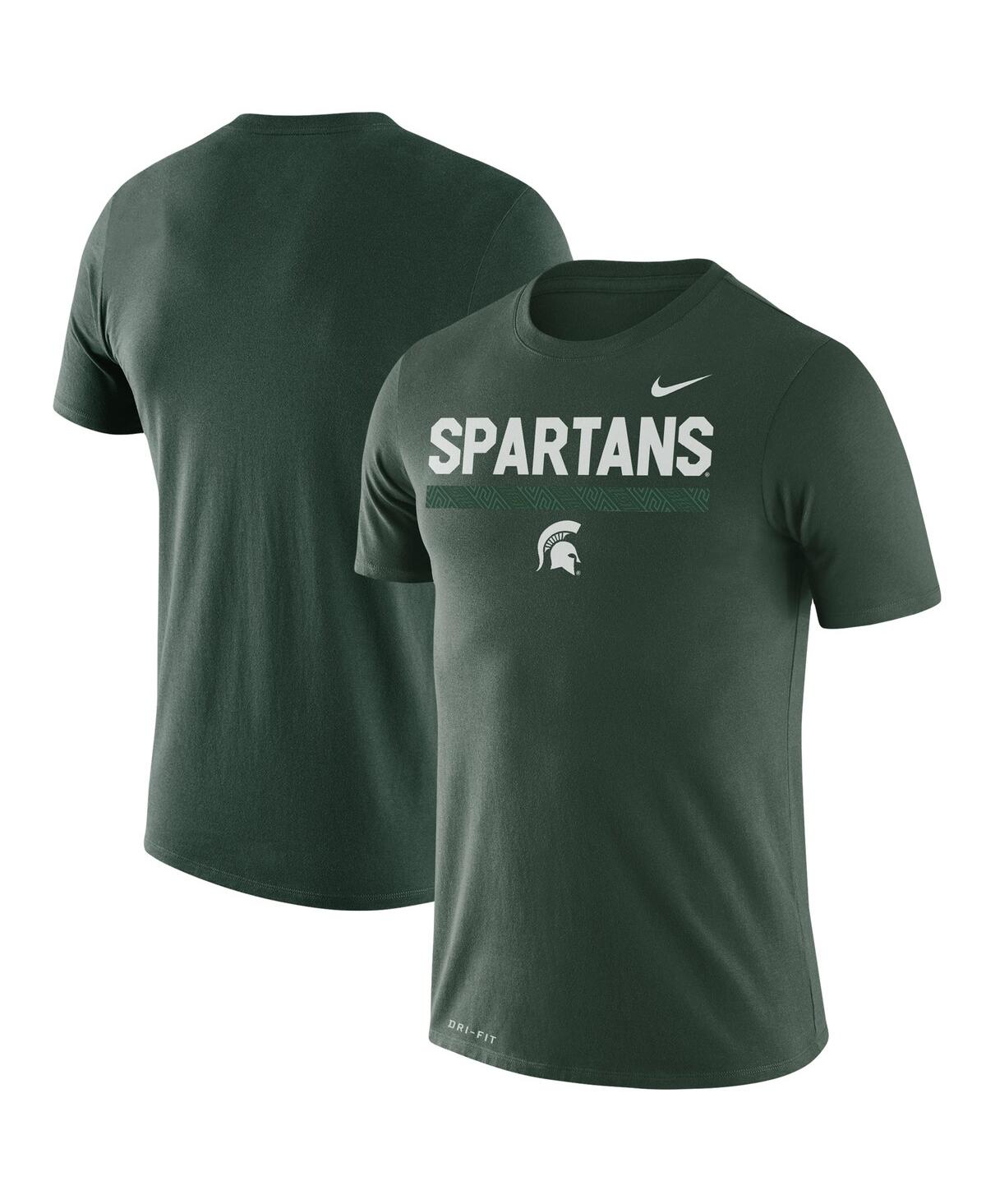 Men's Nike Green Michigan State Spartans Team Dna Legend Performance T-shirt