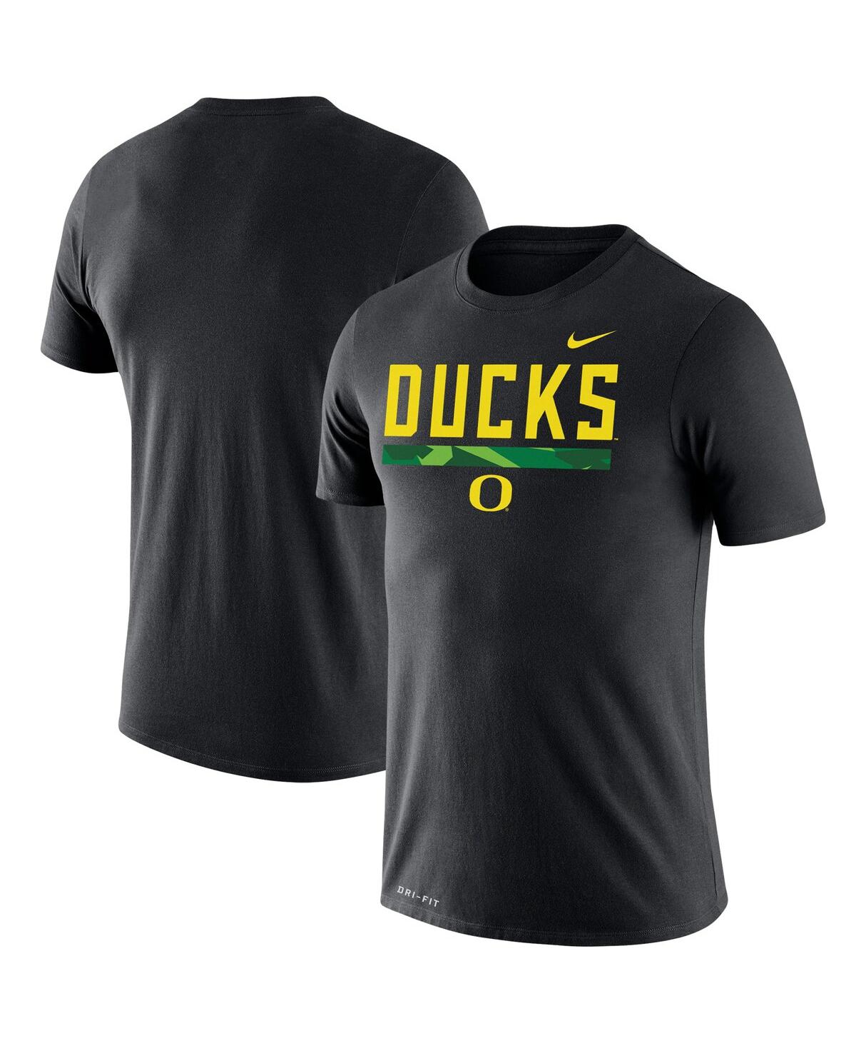 Men's Nike Black Oregon Ducks Team Dna Legend Performance T-shirt