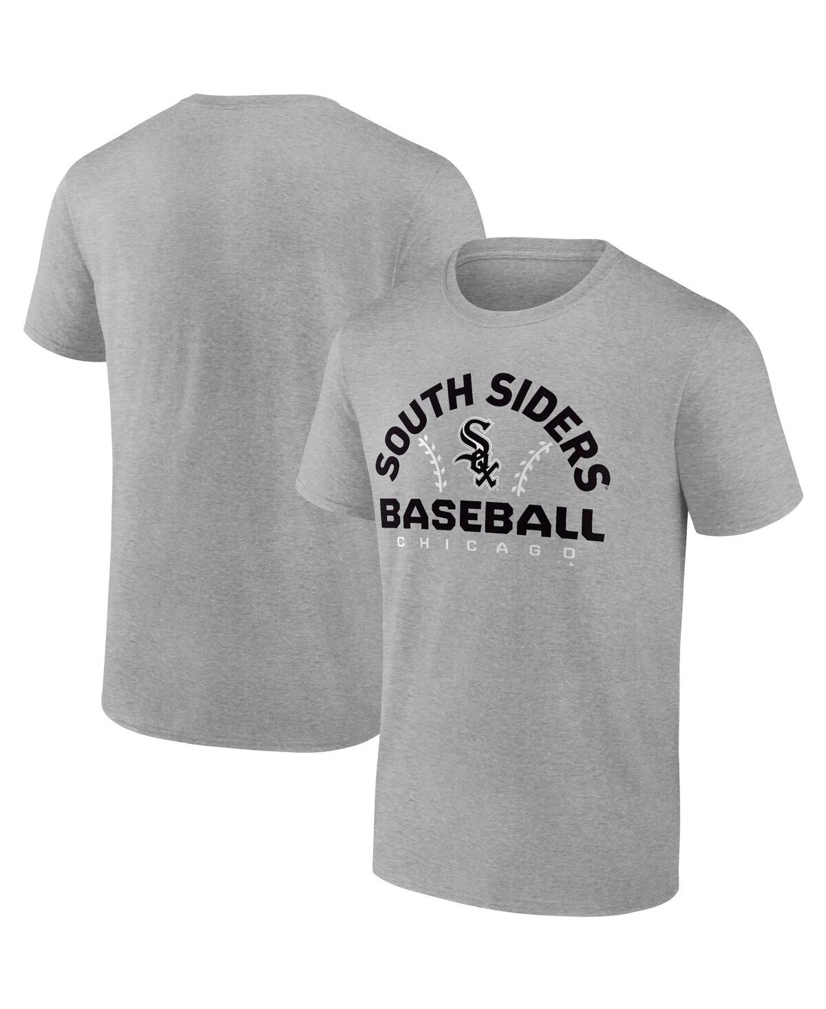 Men's FanaticsChicago White Sox Iconic Go for Two T-shirt - Heathered Gray