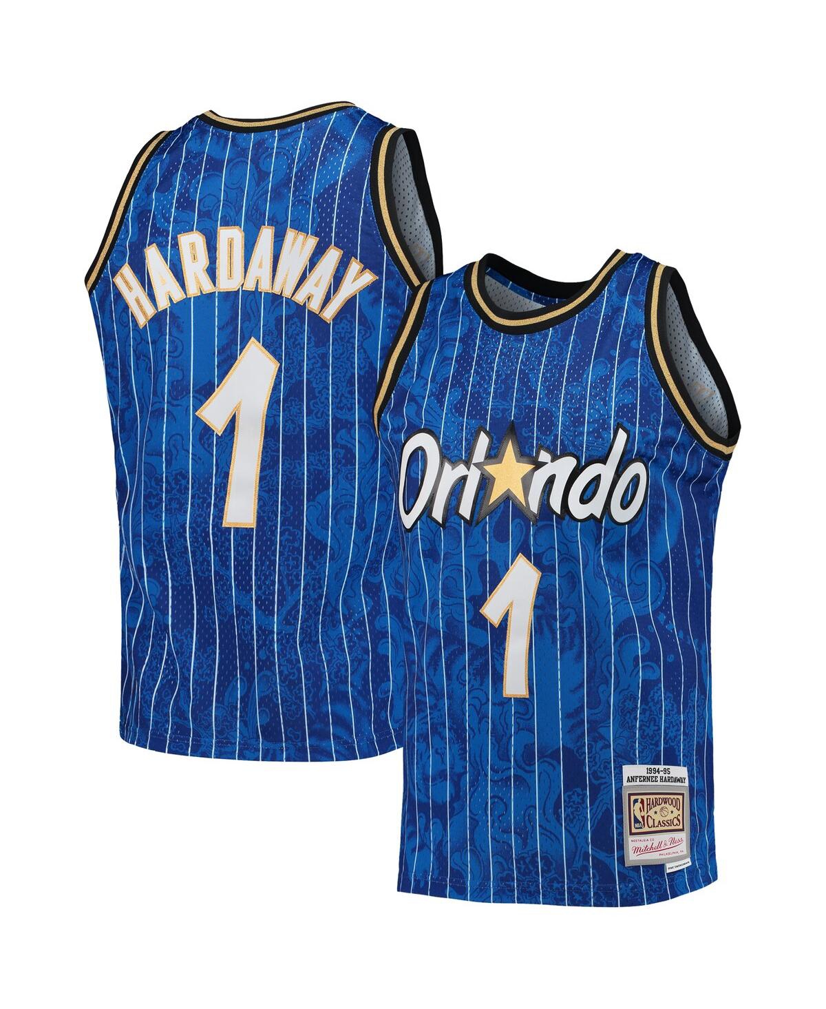 Men's Mitchell & Ness Penny HardawayOrlando Magic Hardwood Classics 1994-95 Lunar New Year Swingman Jersey - Blue