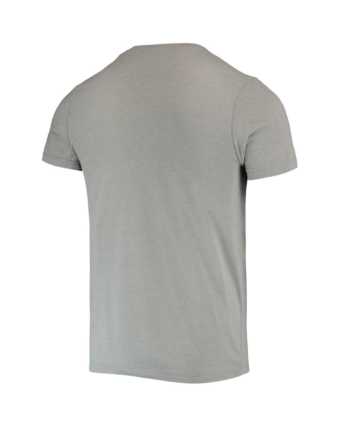 Men's adidasNebraska Huskers Reminisce Tri-Blend T-shirt - Heathered Gray