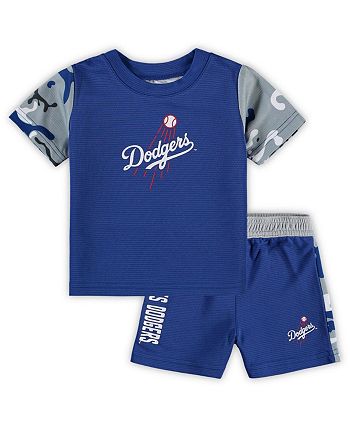 Outerstuff Toddler Boys White, Royal Los Angeles Dodgers Position Player T- shirt and Shorts Set - Macy's