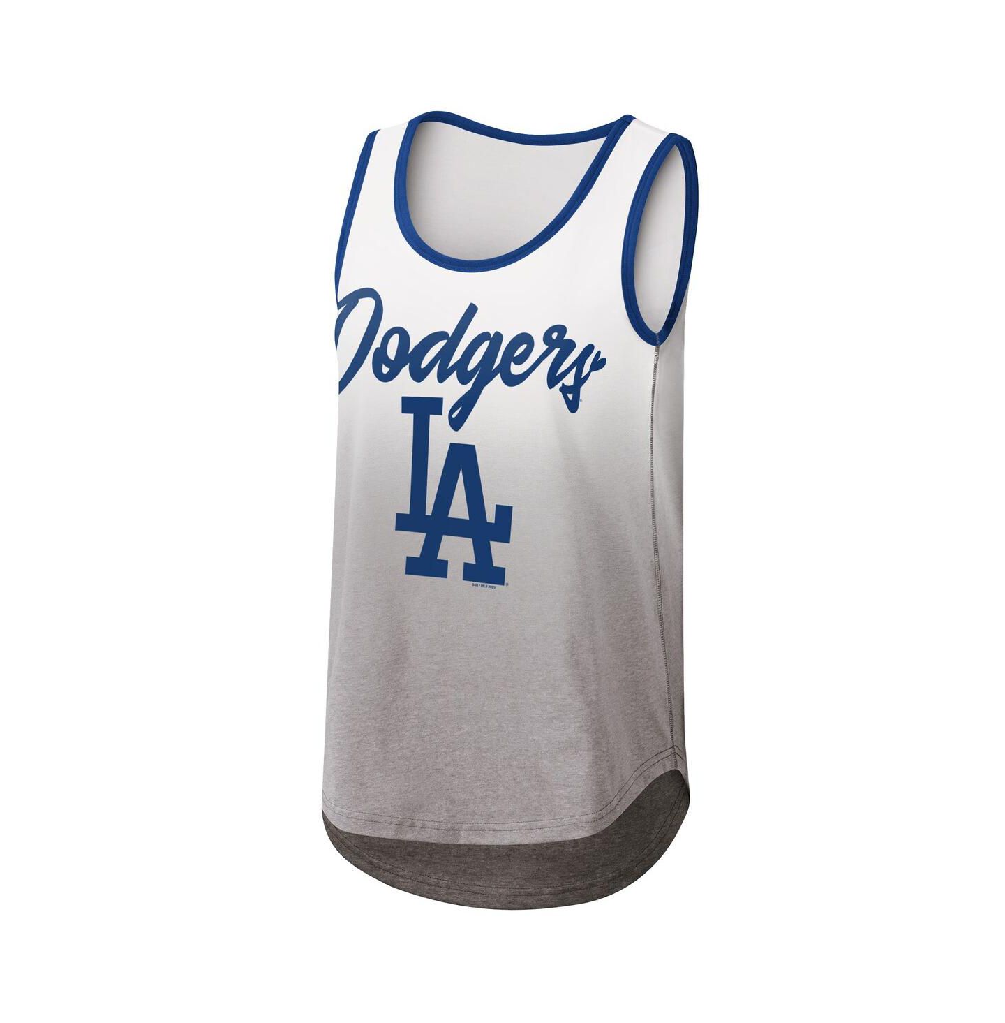 Женский топ G-III 4Her by Carl Banks White Los Angeles Dodgers Logo Opening Day — фото 3