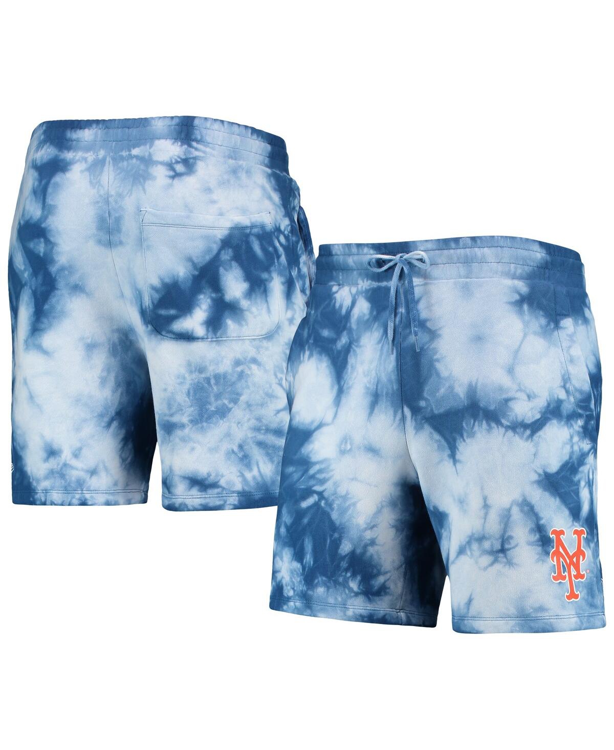 NEW ERA MEN'S NEW ERA ROYAL NEW YORK METS TEAM DYE SHORTS 