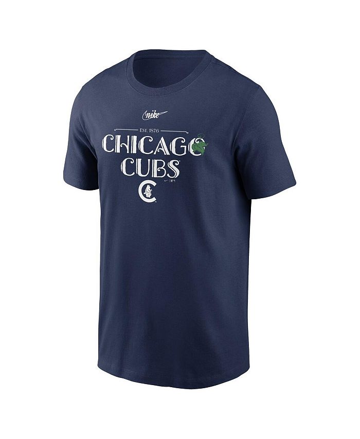 Nike Men's Navy Chicago Cubs Wordmark Local Team T-shirt - Macy's