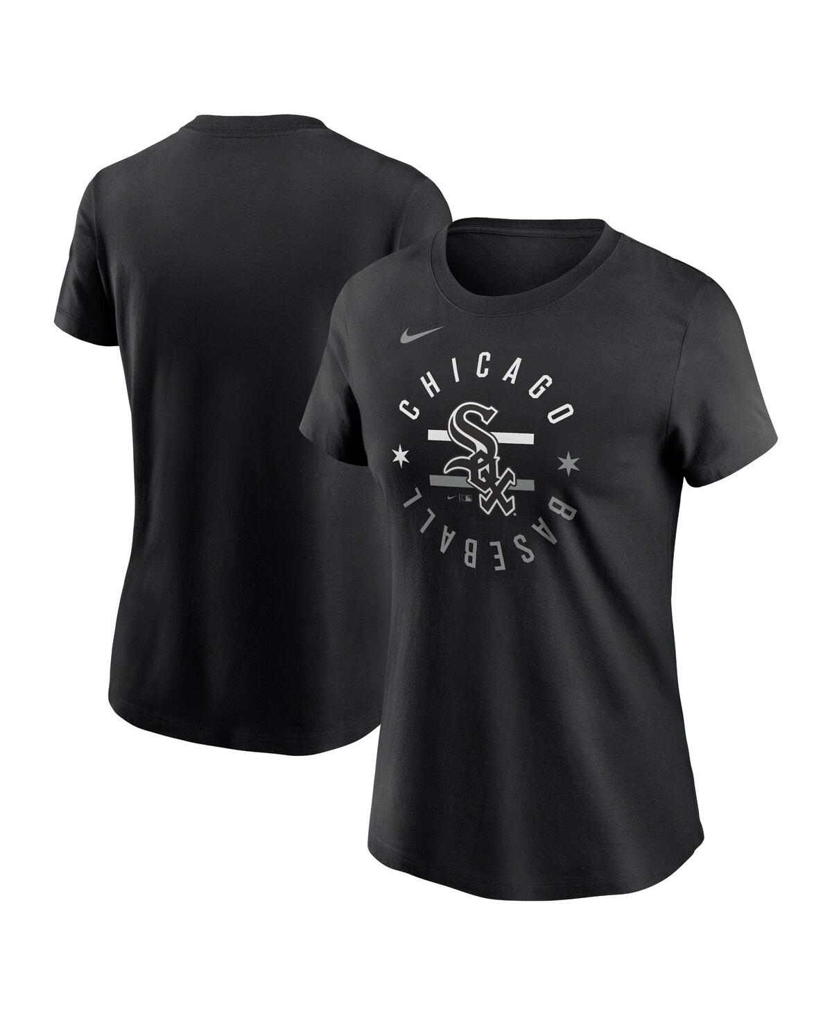 Nike Black Chicago White Sox Local Team T-shirt In Black