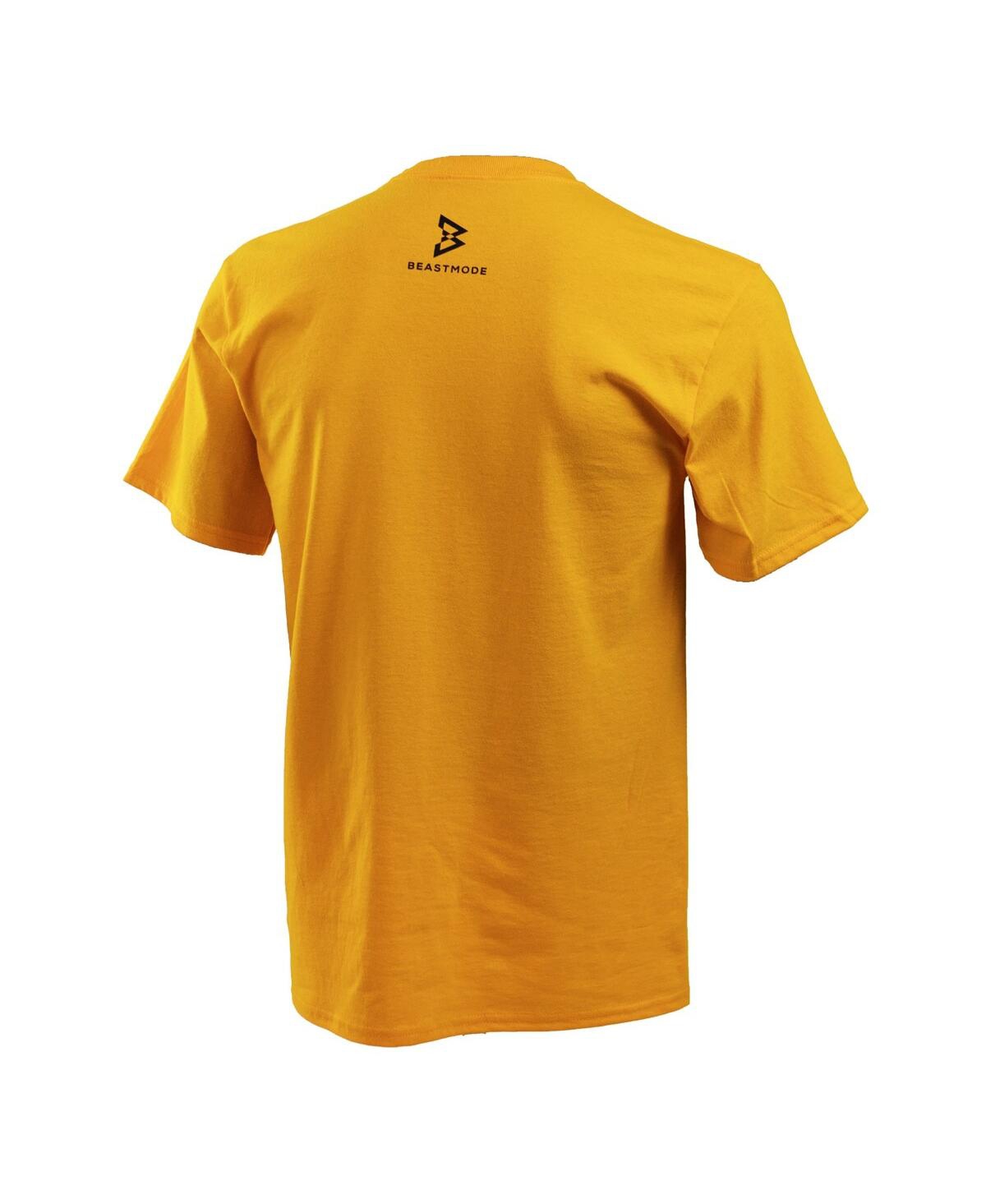 Shop Beast Mode Men's  Gold Cal Bears Co-branded Logo T-shirt