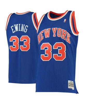Men's Patrick Ewing Blue New York Knicks 1991-92 Hardwood Classics Swingman Jersey