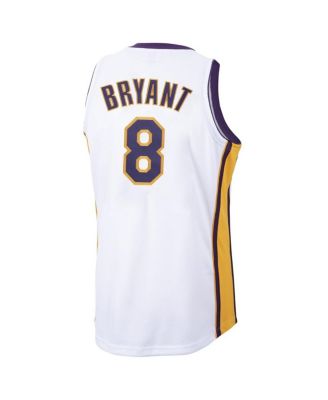 Men's Mitchell & Ness Kobe Bryant White Los Angeles Lakers 2003-04