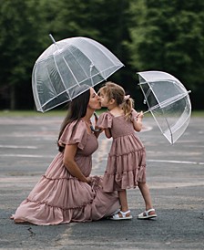 Matching Mommy & Me Clear Bubble Umbrellas