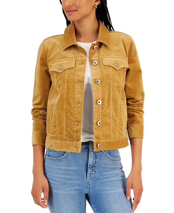Style & Co Women's Corduroy Denim Jacket, Created for Macy's & Reviews -  Jackets & Blazers - Women - Macy's