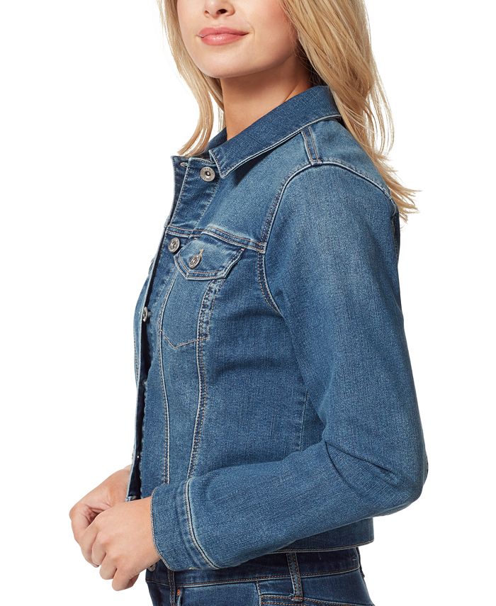 Jessica Simpson Women's Pixie Denim Jacket - Macy's