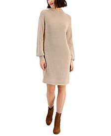 Women's Mock-Turtleneck Sweater Dress, Created for Macy's
