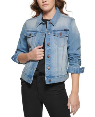 Calvin Klein Men's Essential Trucker Denim Jacket - Macy's