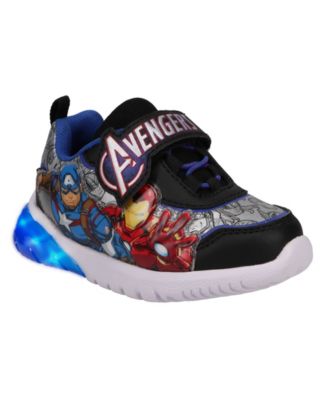 Marvel Toddler Boys Avengers Stay Put Closure Light Up Casual Sneakers from Finish Line Macy s