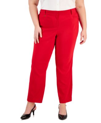 macys red jeans