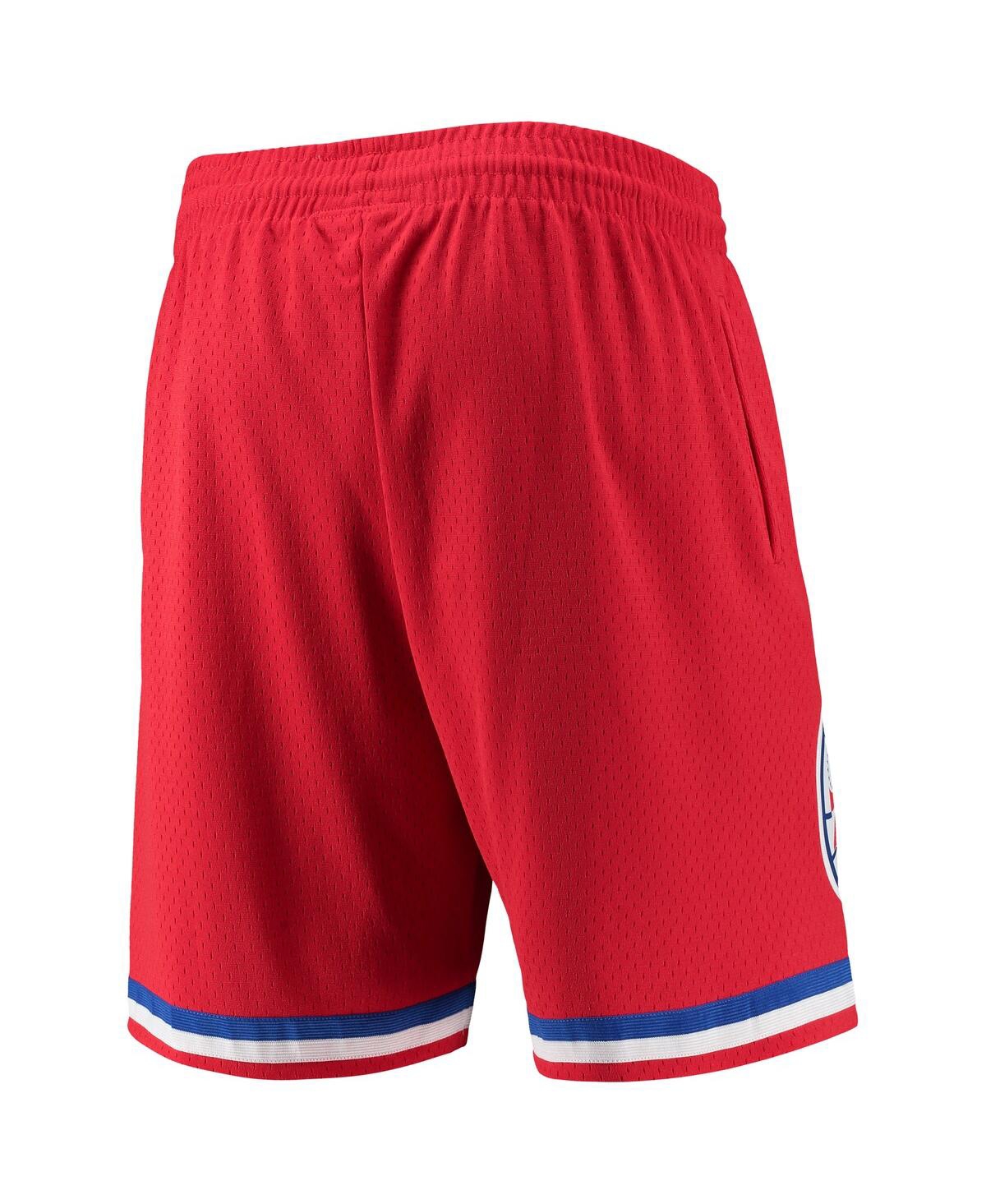 Men's Mitchell & NessPhiladelphia 76ers 2002-03 Hardwood Classics Swingman Shorts - Red