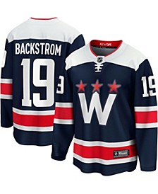 Men's Branded Nicklas Backstrom Navy Washington Capitals Alternate 2020/21 Premier Breakaway Player Jersey