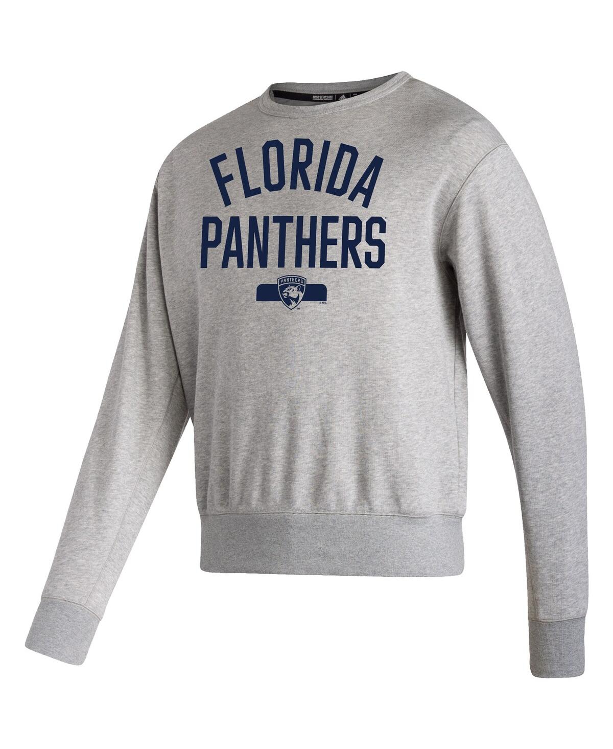 Shop Adidas Originals Men's Adidas Gray Florida Panthers Vintage-like Pullover Sweatshirt