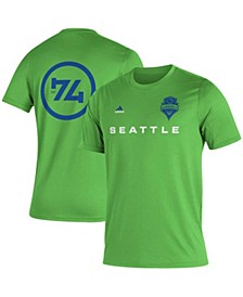 Men's Rave Green Seattle Sounders FC Jersey Hook AEROREADY T-shirt
