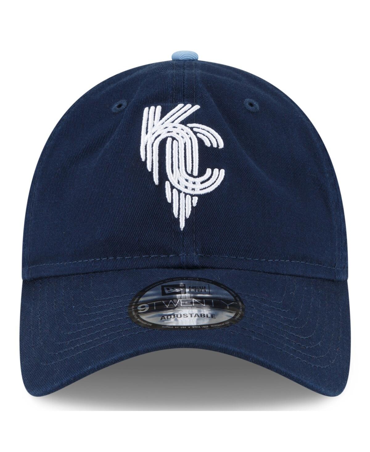 Men's New EraKansas City Royals City Connect 9TWENTY Adjustable Hat - Navy