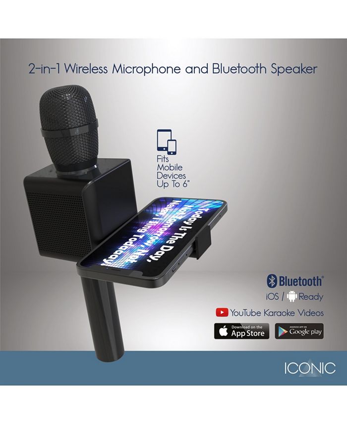 Tzumi Iconic Bluetooth Karaoke Microphone and Speaker Macy's