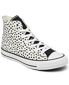Women's Chuck Taylor All Star Welcome To The Wild Leopard High Top Casual Sneakers from Finish Line