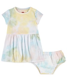 Baby Girls Knit Dress with Diaper Set, 2 Piece