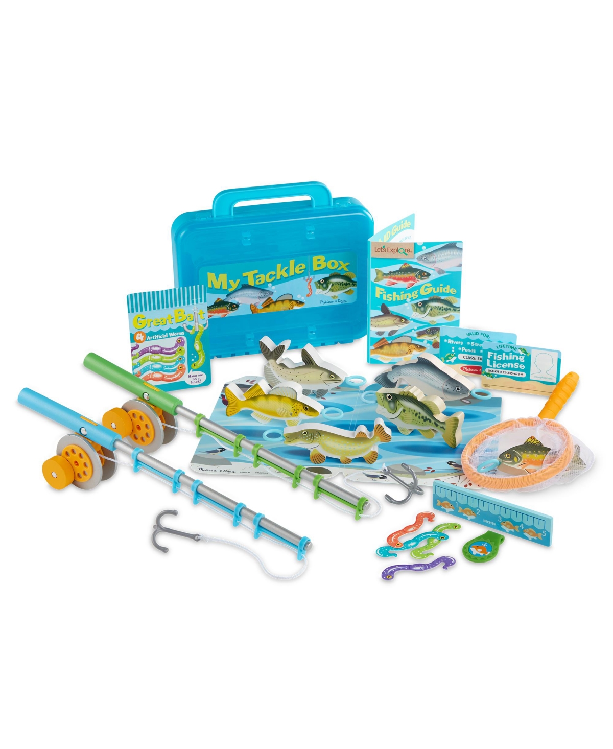 MELISSA & DOUG LETS EXPLORE FISHING PLAY SET 