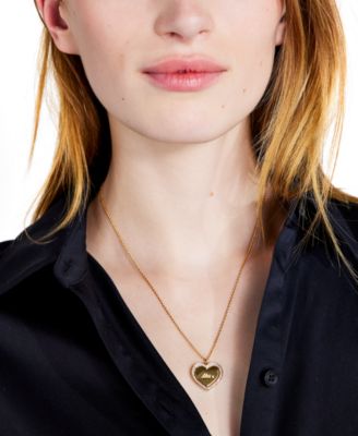 Mrs. Heart Pendant Necklace, 17 