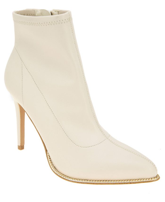 Macy's white ankle boots sales