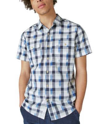 Lucky Brand - Men's Ikat Plaid-Print Shirt