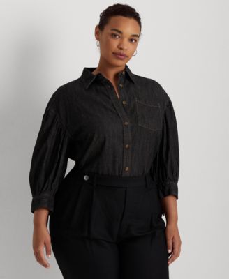 Ralph lauren plus size blouses best sale